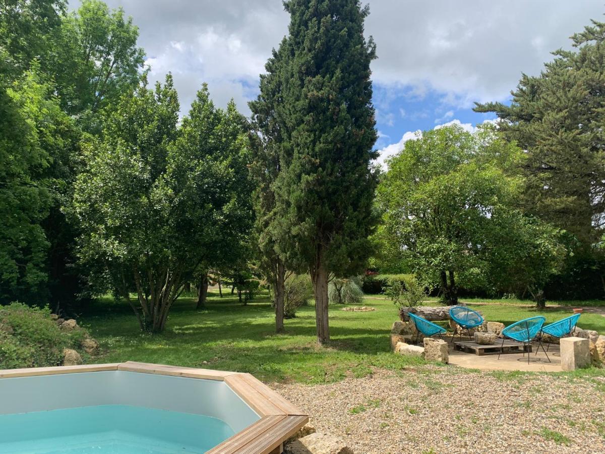 Maison Papillon Gite De Ressourcement Lusignan-Petit Bagian luar foto